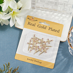 10шт латунные подвески с микропаве и кубическим цирконием KK-BBC0020-11