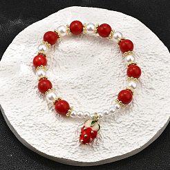 Латунь браслеты простирания BJEW-C098-02A