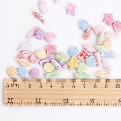 Ремесло стиль красочные акриловые бусины&nbsp;X-MACR-Q153-M023