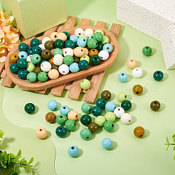 180 шт. 12 стиля деревянных европейских бусин WOOD-TA0002-78
