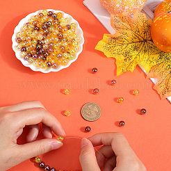 Прозрачные акриловые бусины на тему Дня благодарения&nbsp;MACR-SP0001-32B