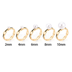 Закрепки колец для чашек из латуни и эмали KK-N274-16G