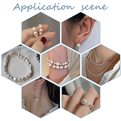 45 шт. 3 вида бусин из натурального культивированного пресноводного жемчуга&nbsp;PEAR-WR0001-07