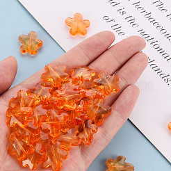 Прозрачные акриловые бусины TACR-S154-32B-84