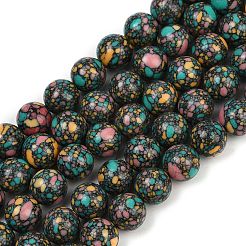 Природный агат бисер нитей&nbsp;G-U030-C01-10mm