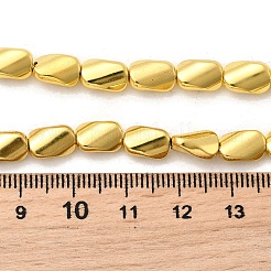 Стеклянные бусины с гальваническим покрытием &nbsp;LS-EGLA-F166-05A-G