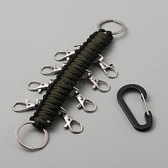 Альпинистские карабины и поворотные застежки из сплава&nbsp;LS-KEYC-WH0027-97B