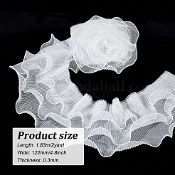 3-слойная отделка из полиэстера с оборками&nbsp;DIY-WH0320-46