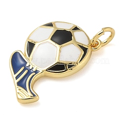 Подвески из латуни с эмалью в стойку&nbsp;KK-K392-18B-01