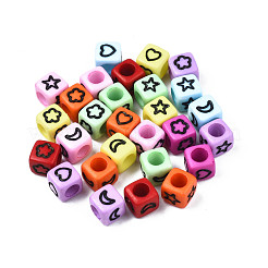 Непрозрачные акриловые бусины&nbsp;MACR-T038-17