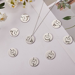 18шт 9 стильный кулон из нержавеющей стали STAS-SZ0002-11