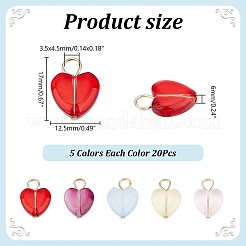 2 комплект подвесок из стекла 5 цветов FIND-AR0005-65