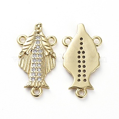 Латунь микро проложить соединения люстры компонентов кубического циркония ZIRC-G157-34G