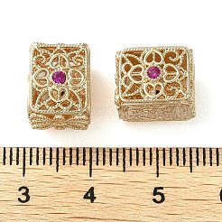 Покрытие стойки латунь с фианитами KK-M269-18G