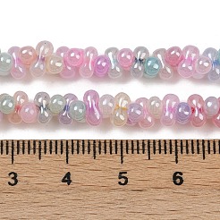 Стеклянные бусины с гальваническим покрытием  LAMP-S070-12Q