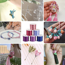 6 рулон 6 цвета 6-слойная полиэстеровая металлизированная нить OCOR-TA0003-11C