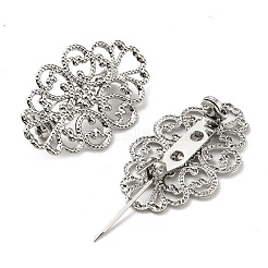 Фурнитура латунная для броши FIND-R144-08P