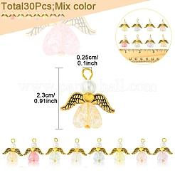 30шт. подвески-сердечки из акрила PALLOY-FS00024