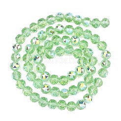 Гальванические непрозрачные стеклянные бусины&nbsp;GLAA-H040-01A