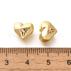 Стойки покрытие латунь эмаль бисер KK-M298-02G