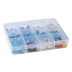 12 стиль окрашенных синтетических бирюзовых бусин TURQ-FS0001-04