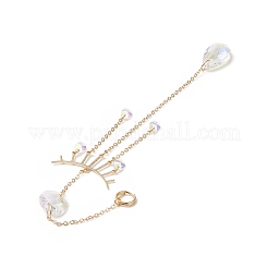 Ab цветное стекло каплевидное окно висит ловцы солнца HJEW-JM00921