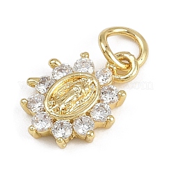 Латунные микро проложить кубического циркония подвески&nbsp;LS-KK-Z123-24G-05