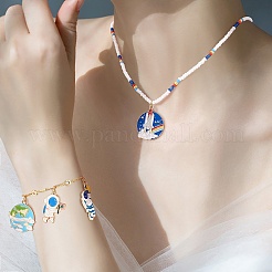 Подвески из сплава эмали 32шт 8 стиля&nbsp;ENAM-SZ0002-96