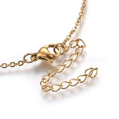 Подвески из нержавеющей стали 304 NJEW-O108-04G