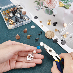 48 шт. 4-цветная вакуумная PVD-покрытие из нержавеющей стали 304 STAS-UN0024-47