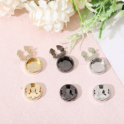 3 пара двухцветных латунных запонок BUTT-CA0001-22