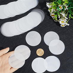 300 шт. прозрачная защитная пленка для значка питомца&nbsp;AJEW-CP0010-04B