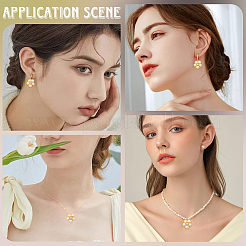 12шт латунные подвески с микропаве и кубическим цирконием&nbsp;KK-BBC0022-84