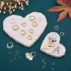 12 шт. 6 стильных латунных рычага и 4 шт. 2 цветных фурнитуры для сережек FIND-SZ0002-66