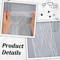 Нарукавники из полиэстеровой сетки для женщин&nbsp;AJEW-WH20007-93A