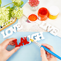 Мдф доска буквы для украшения дома партии стены DJEW-CN0001-05