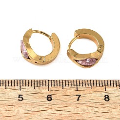 Серьги-кольца из нержавеющей стали 304 EJEW-P309-03G