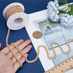 Золотые железные цепочки со стразами и стразами&nbsp;CH-WH0009-04G-02