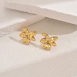 Преувеличенные винтажные серьги-гвоздики из нержавеющей стали 201 XZ9929-2