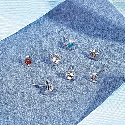 120 шт. компоненты для сережек из нержавеющей стали 304 в форме сердца&nbsp;STAS-UN0026-39