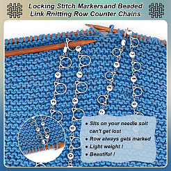 Акриловые бисерные цепочки для вязания рядов HJEW-BC00020