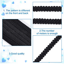 Ленты из полиэстера с сороконожкой длиной 13 м.&nbsp;SRIB-WH0011-223C