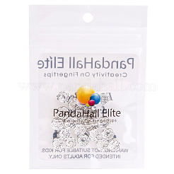 Посеребренные медные Ближний Восток горный хрусталь Spacer бисер&nbsp;RB-PH0001-08S-NF