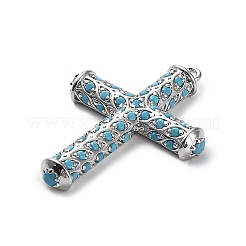 Стойки обшивки латунь микро проложить Циркон подвеску KK-Q786-04P