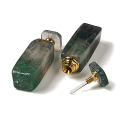 Флакон для духов с капельницей из натурального флюорита DJEW-H010-01G-03