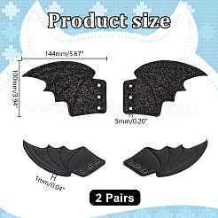 Блестящие аксессуары для обуви из искусственной кожи FIND-WH0110-871