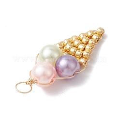 5 шт. подвески в виде мороженого из бисера PALLOY-JF03903