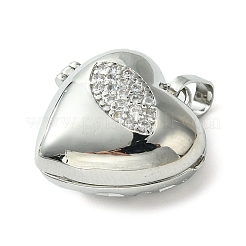 Покрытие стойки латунь микропаве прозрачные подвески из кубического циркония KK-G501-15B-P