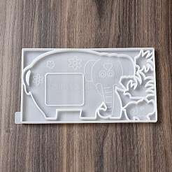 Силиконовые Молды для фото в виде слона и украшения из травы своими руками&nbsp;LS-DIY-I099-56