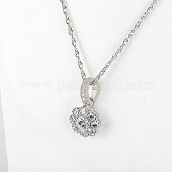 4 шт. 4 стиля латунные микропаве прозрачные кубические цирконии складные застежки KK-DR0001-12